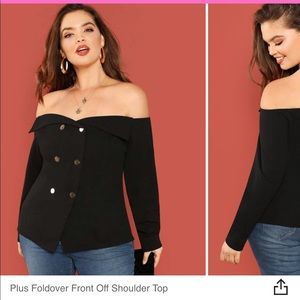 Black off the shoulder